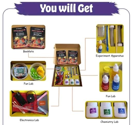 PW Curious Jr 150+ Experiments Science Explorer Kit