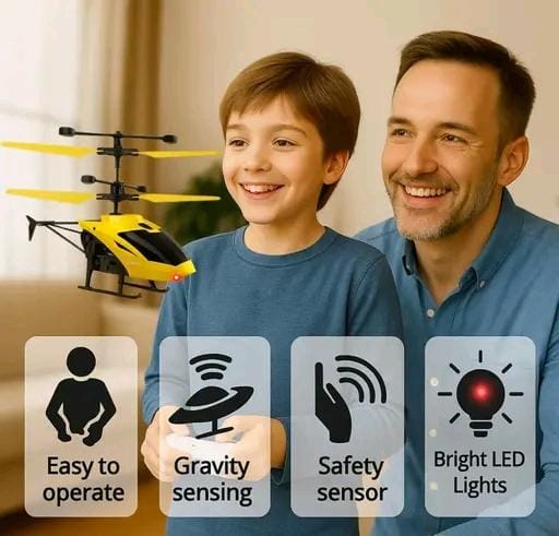 Remote Control Helicopter, indoor and outdoor fun, palm sensing helicopter