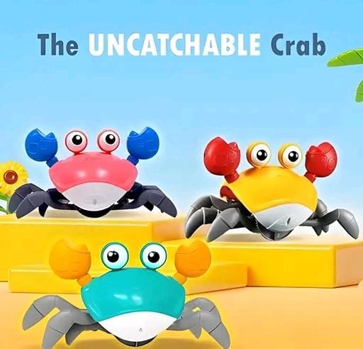 Crawling Crab Baby Toy for Kids Toddlers Infant Tummy Time Interactive Moving Toys for Babies